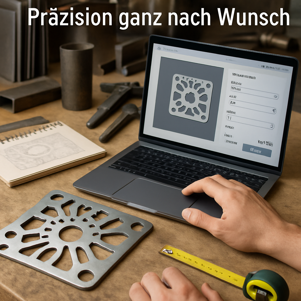 Laserteile online konfigurieren: Präzision ganz nach Wunsch