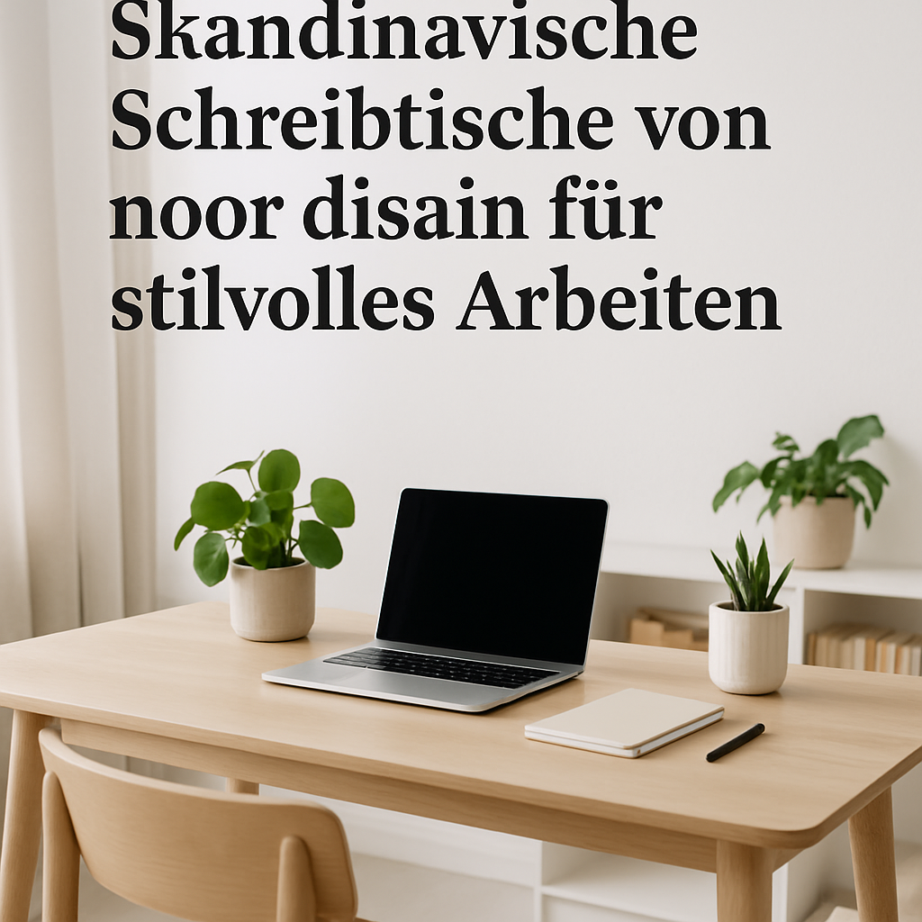 Skandinavische Schreibtische von noor disain für stilvolles Arbeiten